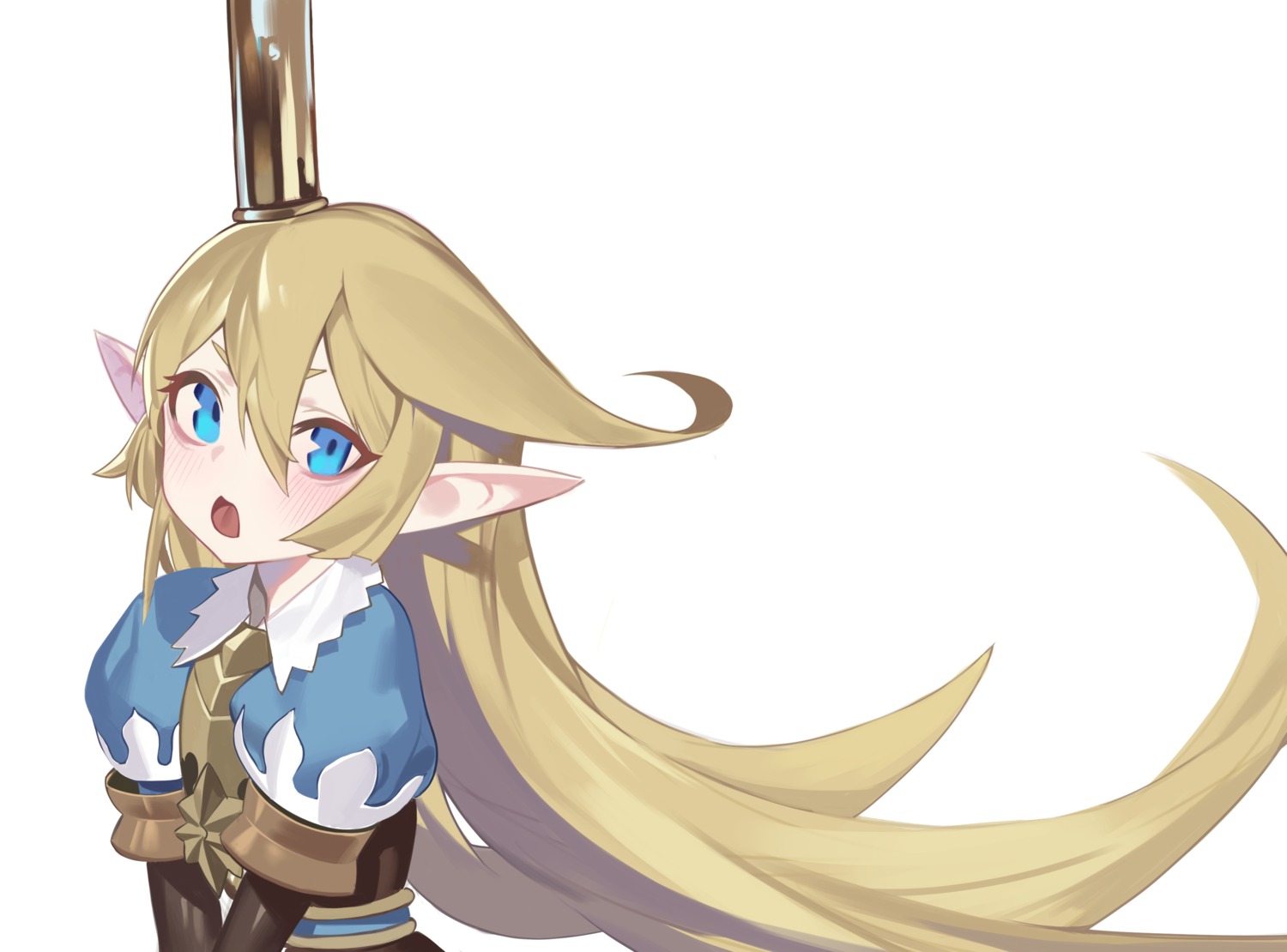 armor, charlotta_(granblue_fantasy), granblue_fantasy, pointy_ears, sb_lama