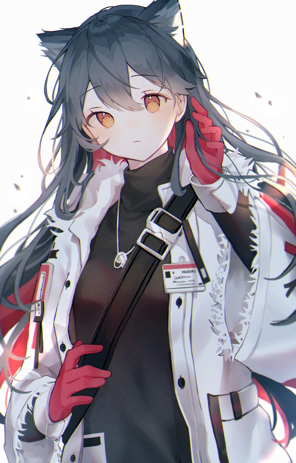 animal_ears, arknights, damo_(xdzt8552), sweater, texas_(arknights)