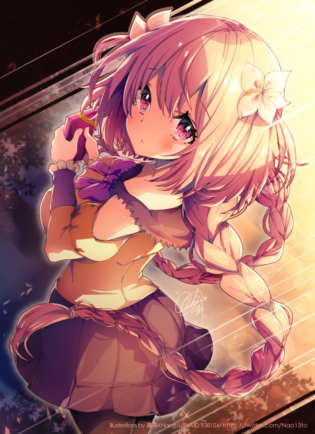 naoto_(yandereheaven), pantyhose, valentine