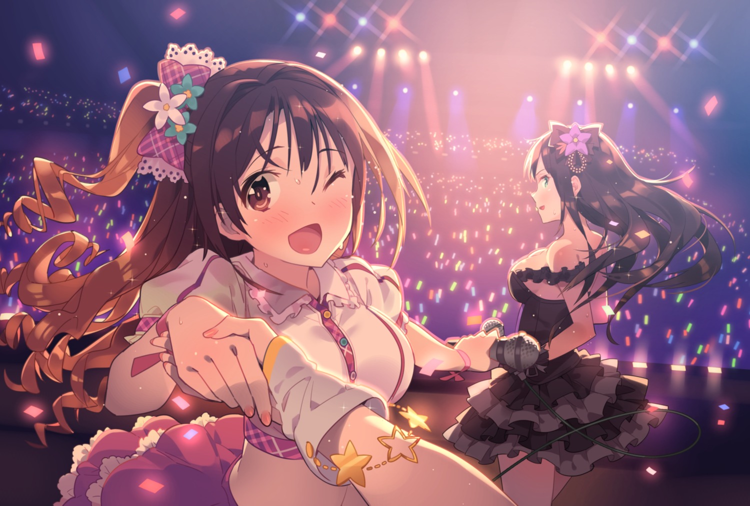 artist_revision, ddal, dress, shibuya_rin, shimamura_uzuki, the_idolm@ster, the_idolm@ster_cinderella_girls