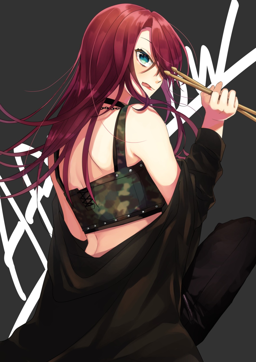 bang_dream!, bra, open_shirt, shinotarou_(nagunaguex), udagawa_tomoe