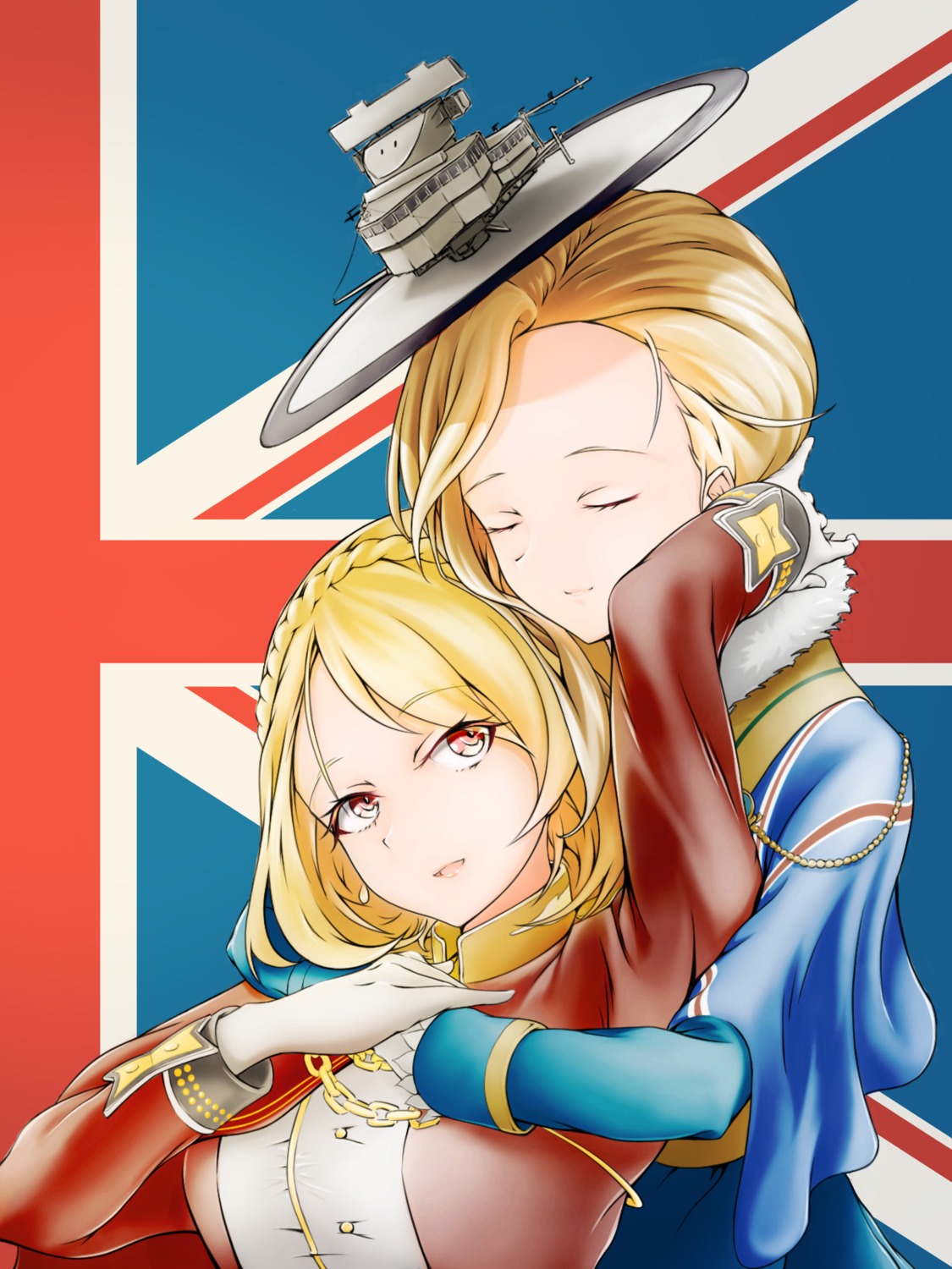 azur_lane, hood_(azur_lane), madakov_kodima, prince_of_wales_(azur_lane), uniform, yuri