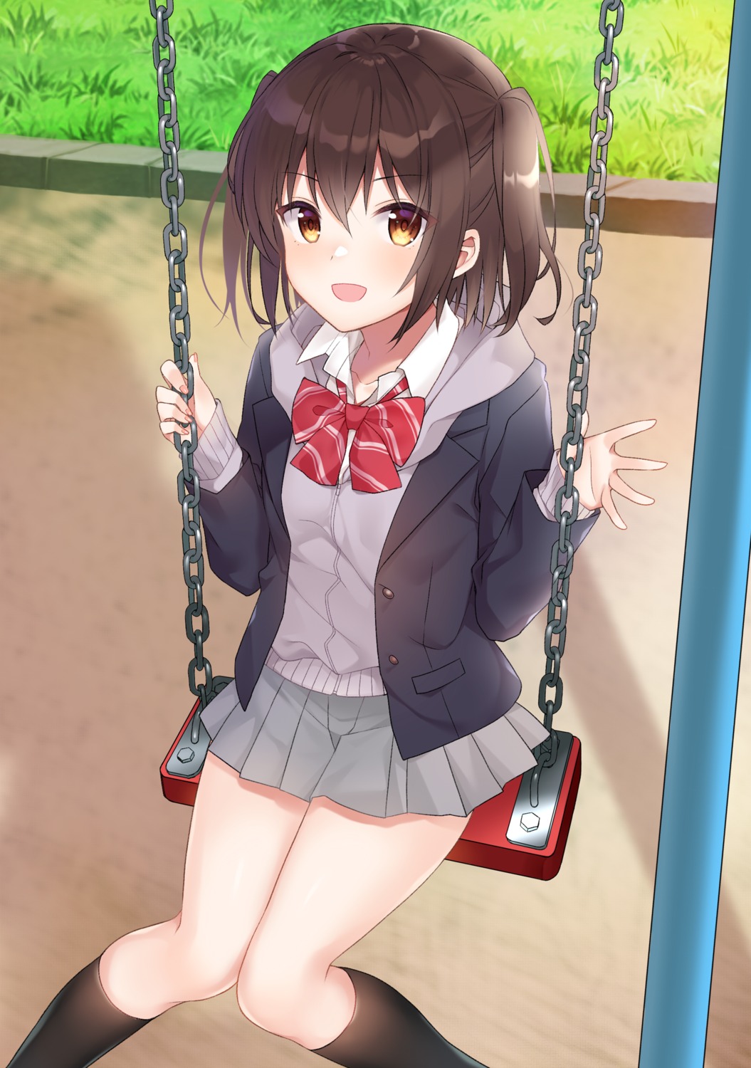 kantai_collection, seifuku, sendai_(kancolle), sweater, yuzuttan