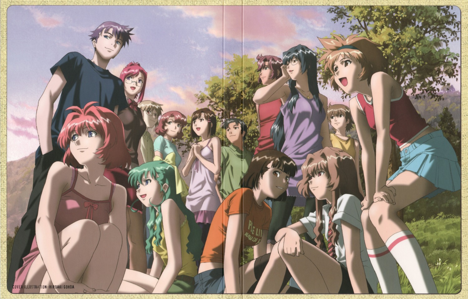 crease, gohda_hiroaki, herikawa_koishi, kamishiro_maiku, kazami_mizuho, kusanagi_kei, magumo_hyosuke, mashita_futaba, miyafuji_miina, morino_ichigo, onegai_twins, onodera_karen, sagawa_akina, shidou_haruko