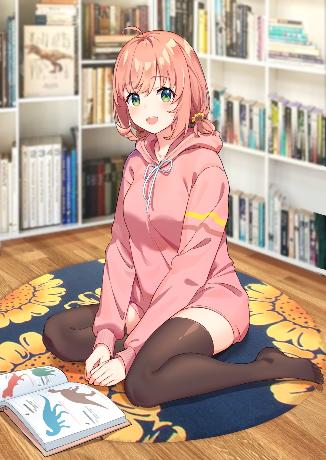 honma_himawari, kongbai, nijisanji, nijisanji_gamers, thighhighs
