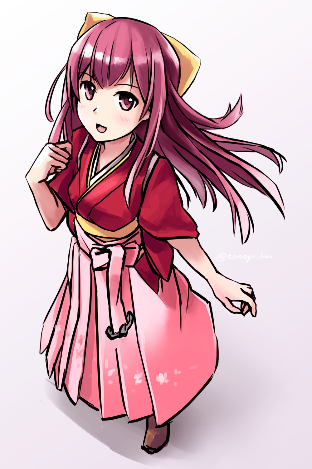 japanese_clothes, kamikaze_(kancolle), kantai_collection, sketch, tomoyo_kai
