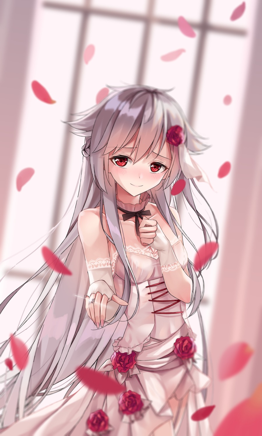 azur_lane, dress, montpelier_(azur_lane), shokuyou_koori, wedding_dress