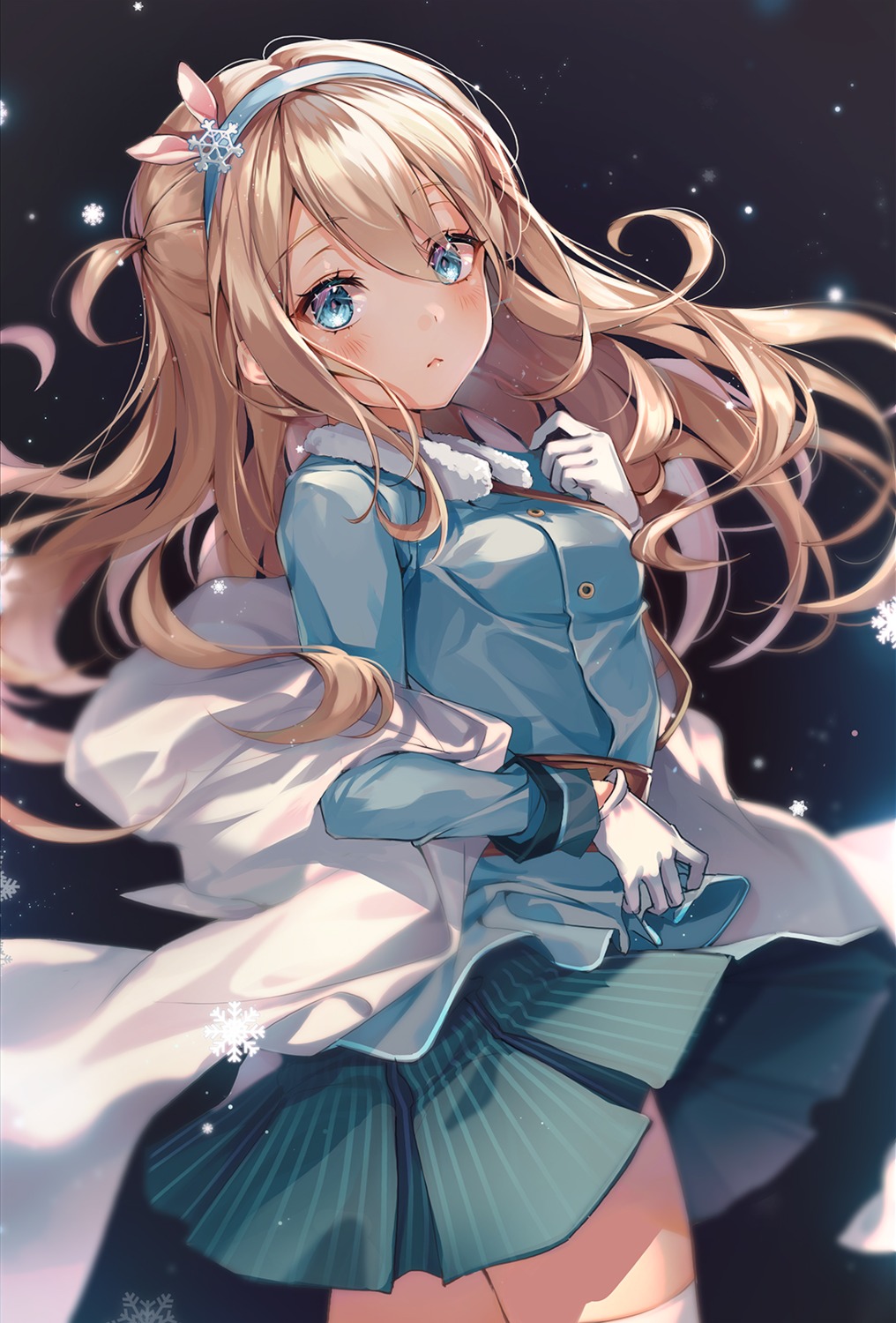 girls_frontline, skirt_lift, suomi_kp31_(girls_frontline), thighhighs, ttosom