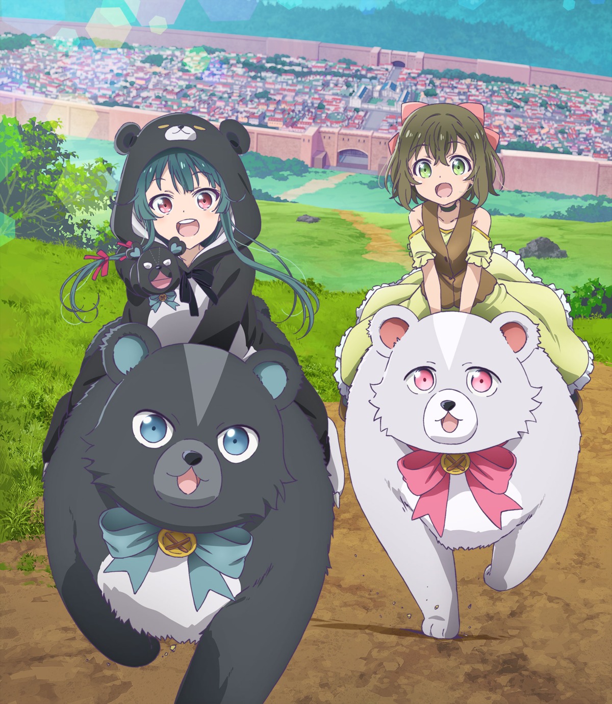 animal_ears, dress, fina_(kuma_kuma_kuma_bear), kuma_kuma_kuma_bear, kumakyuu, kumayuru, pajama, tagme