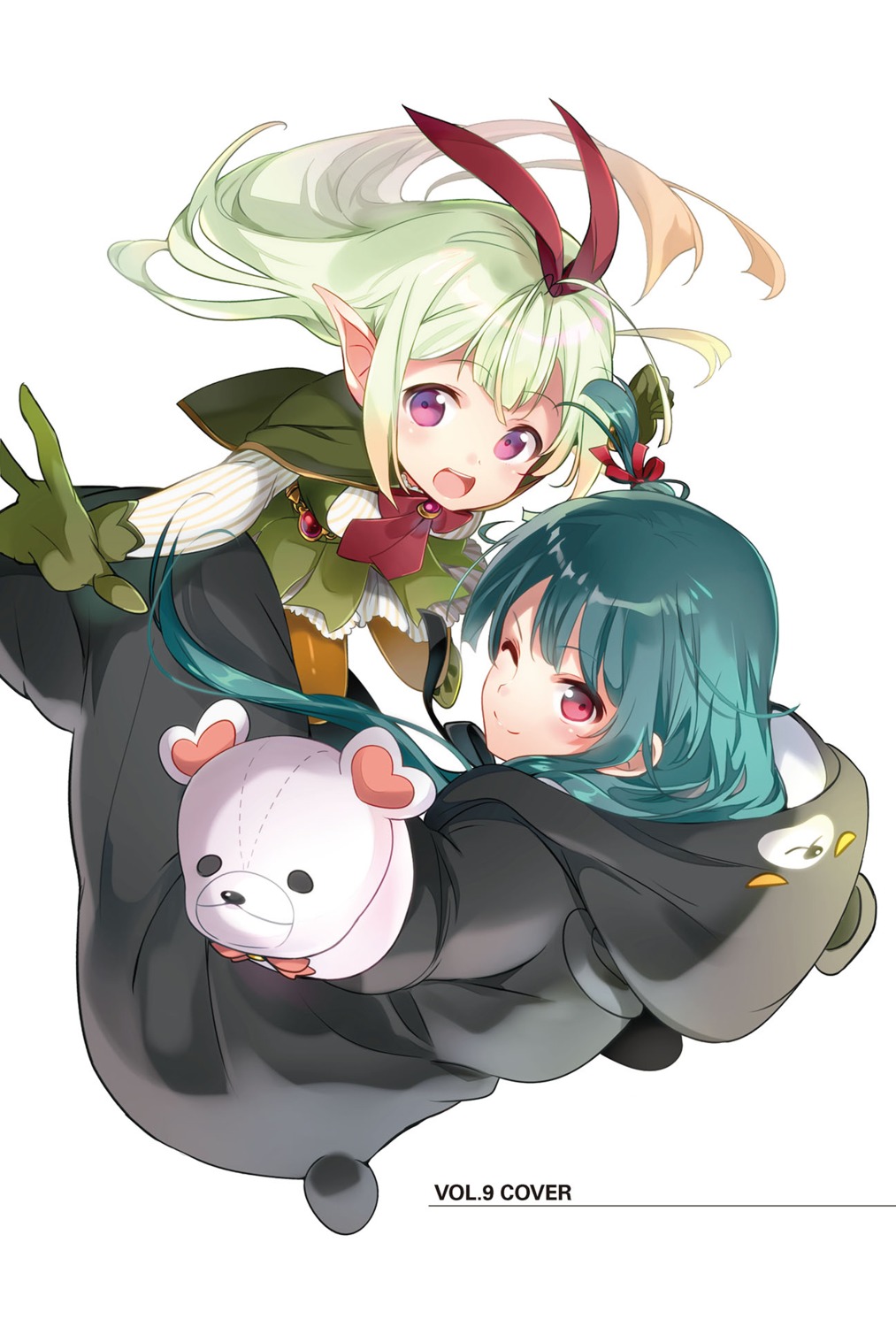 029, animal_ears, kuma_kuma_kuma_bear, pajama, pointy_ears, tail, yuna_(kuma_kuma_kuma_bear)