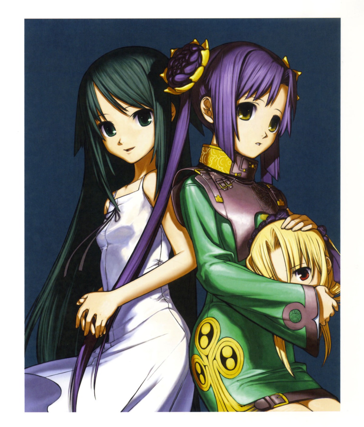 chinadress, chuuou_higashiguchi, crossover, dress, kikokugai, kong_ruili, nitroplus, petrushka_(kikokugai)