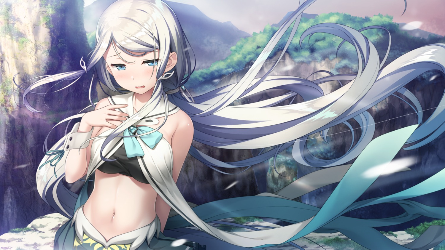 cube, game_cg, kamisama_no_youna_kimi_e, kantoku, skirt_lift, tsukuyomi_(kamisama_no_youna_kimi_e)