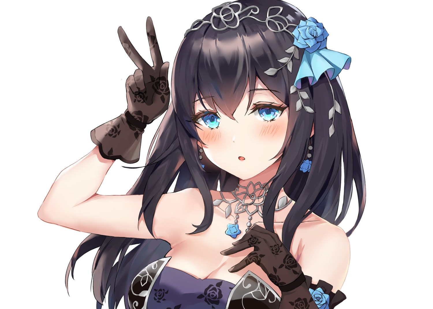 amanoyui, cleavage, sagisawa_fumika, the_idolm@ster, the_idolm@ster_cinderella_girls