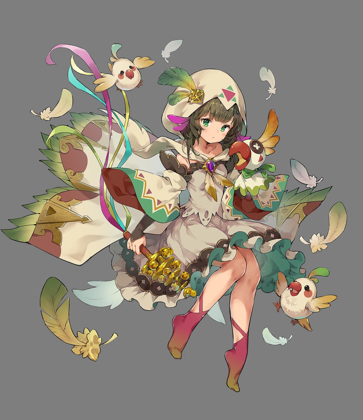 dress, pixiv_fantasia_age_of_starlight, skirt_lift, tirara, transparent_png
