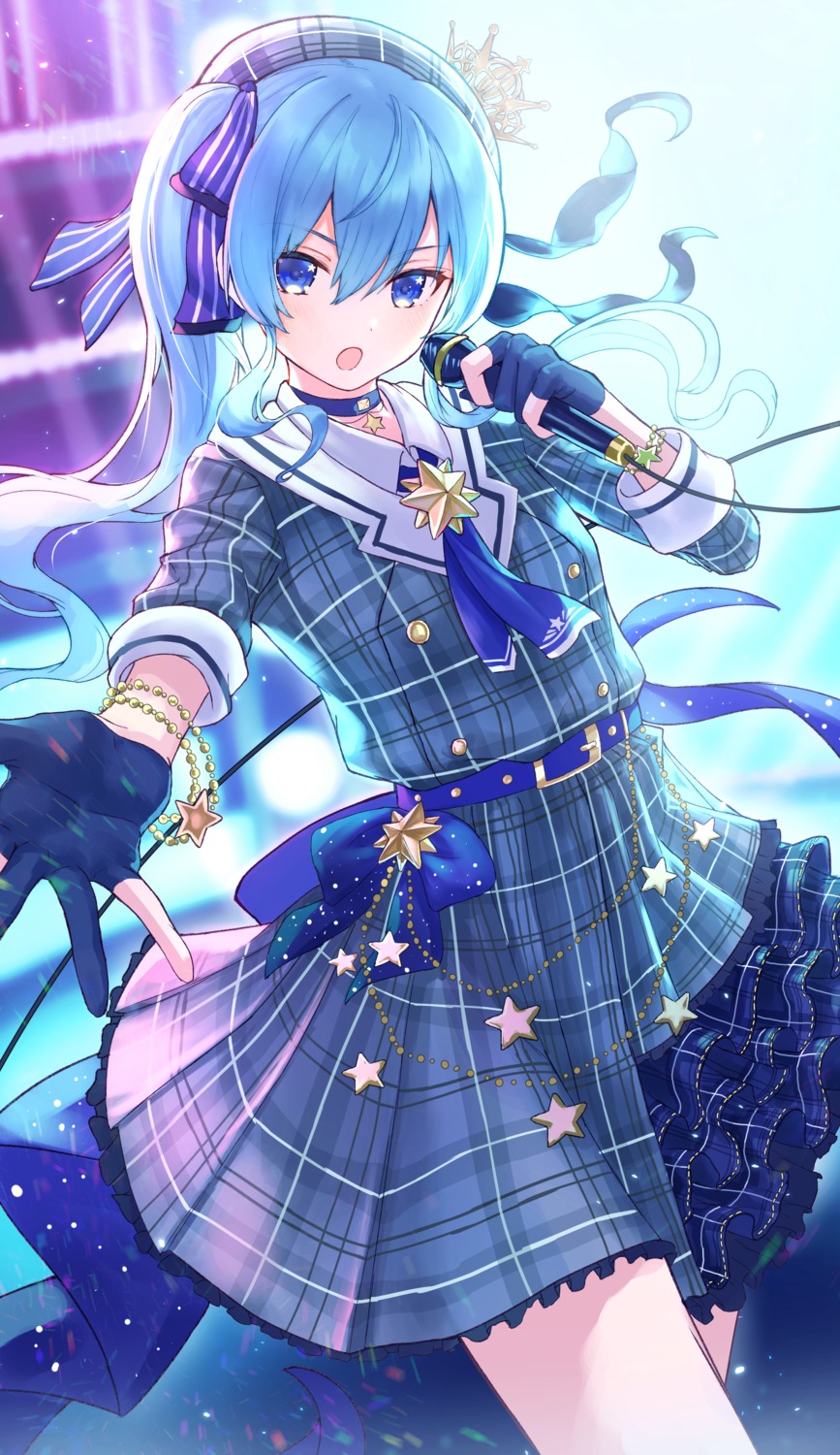 dress, gore_(white_gore), hololive, hoshimachi_suisei
