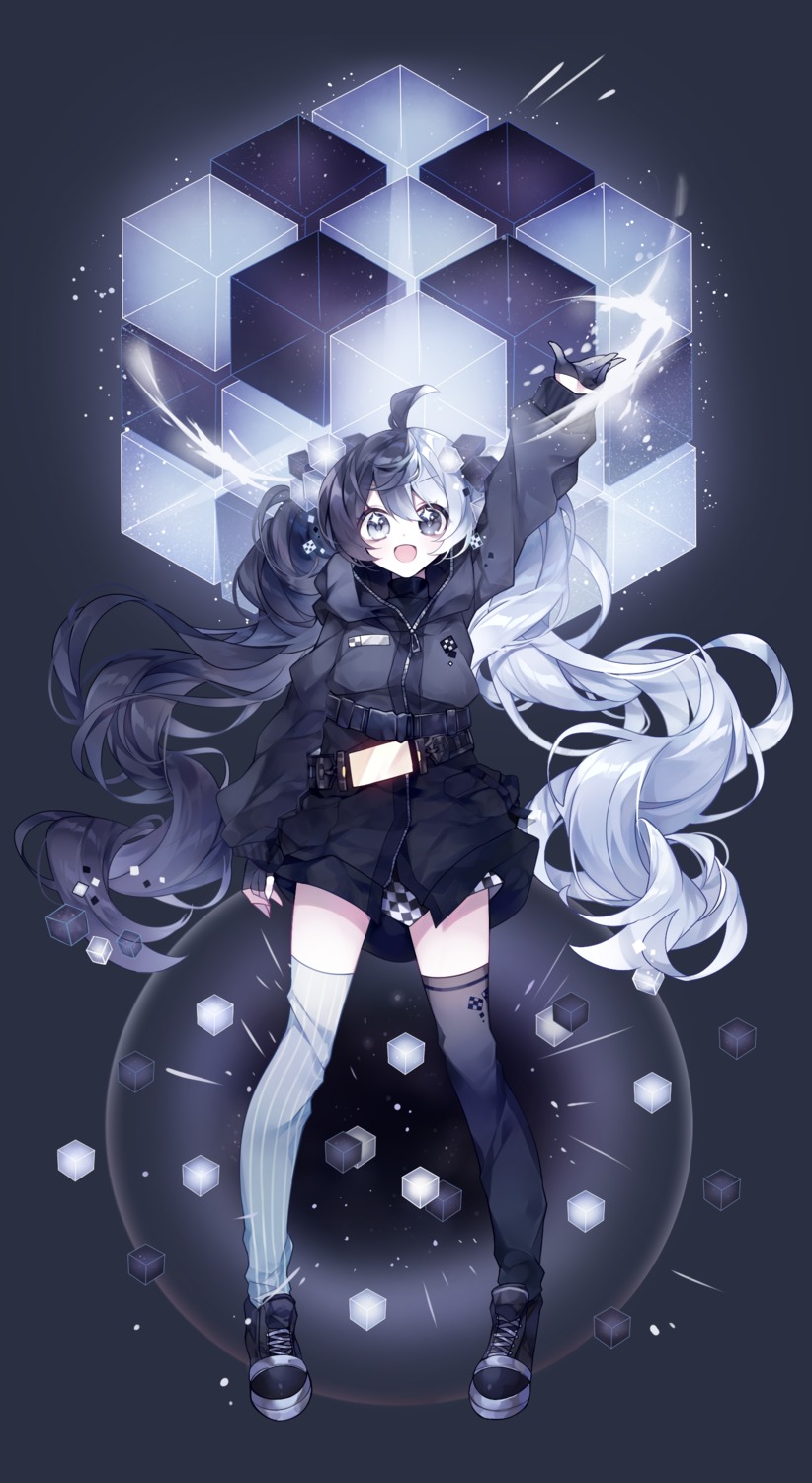 g_ieep, heterochromia, thighhighs