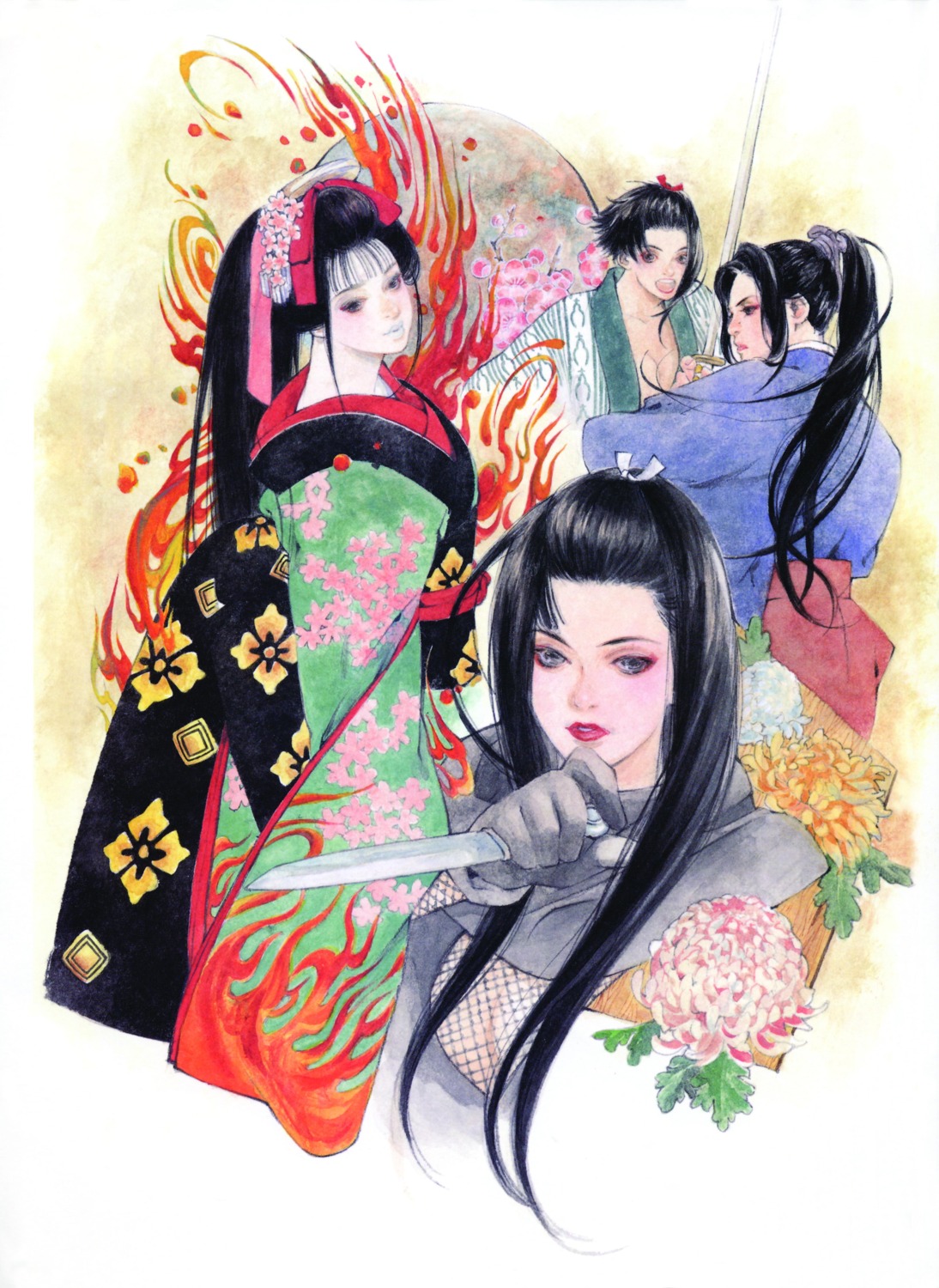 kimono, ninja, sumeragi_natsuki