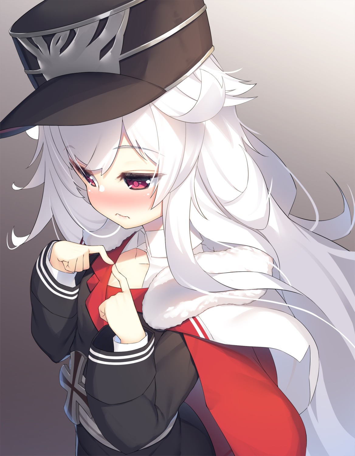 azur_lane, graf_zeppelin_(azur_lane), olive_(laai), uniform, zeppelin-chan_(azur_lane)