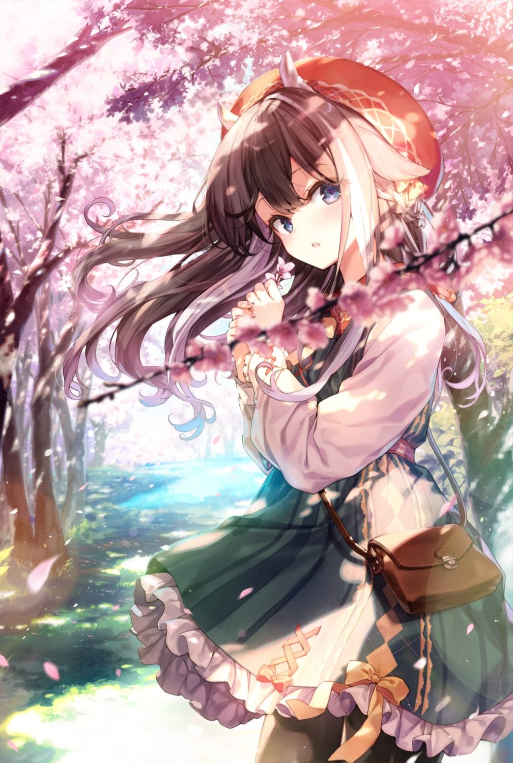 animal_ears, dress, horns, lolita_fashion, shnva