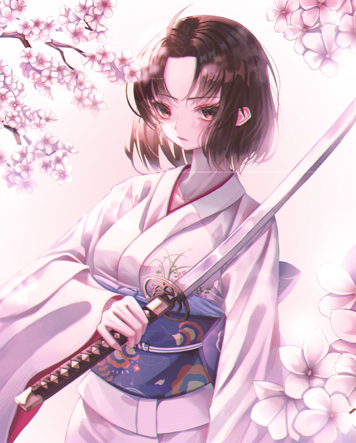 domi, kara_no_kyoukai, kimono, ryougi_shiki, sword