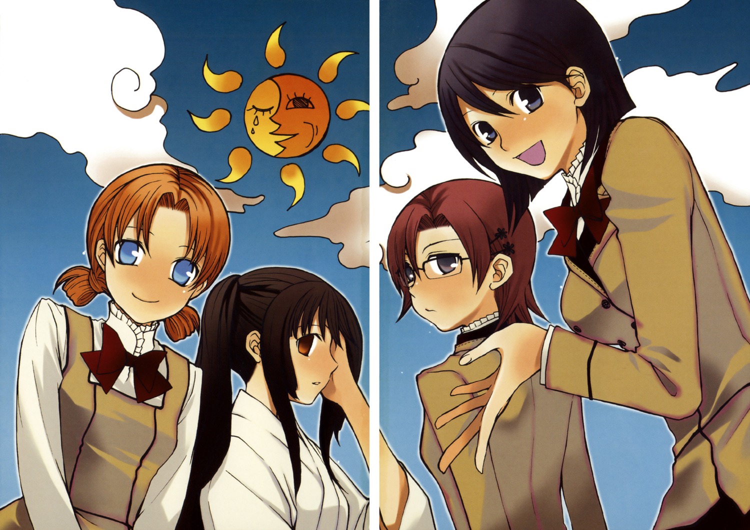 endou_minari, gap, inamori_yuzuru, kiri_nanami, maria_holic, miyamae_kanako, momoi_sachi