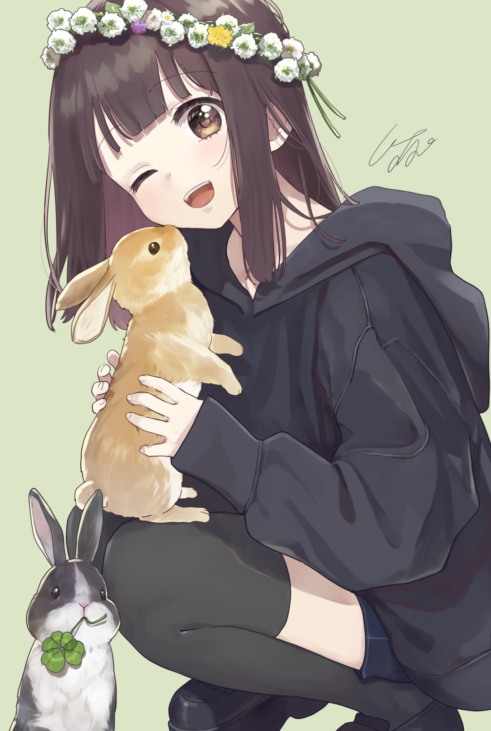 menhera-chan., nanase_kurumi, pomu, thighhighs