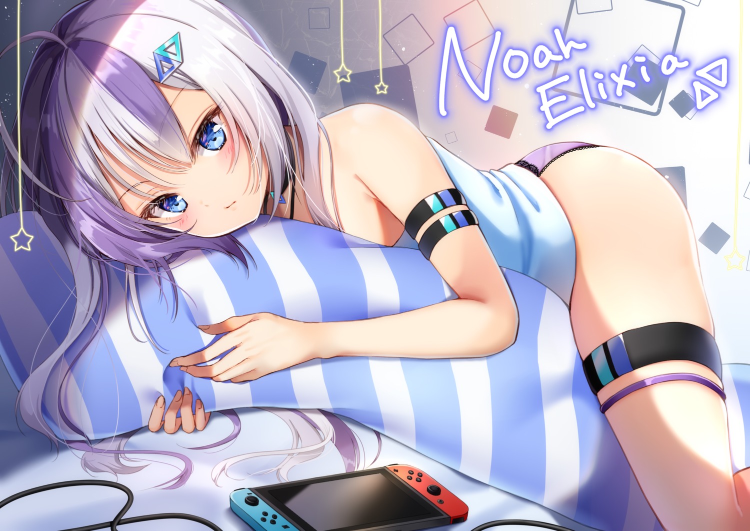 garter, noah_channel, noah_elixia, pantsu, trap, yoshida_iyo