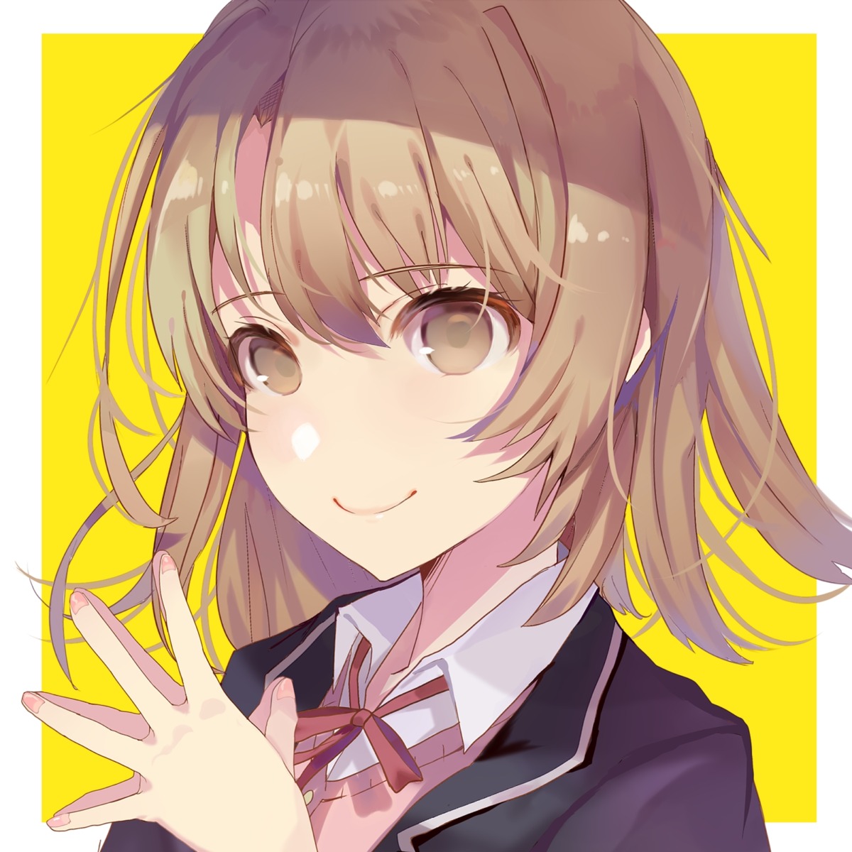 hisao_0111, isshiki_iroha, seifuku, sweater, yahari_ore_no_seishun_lovecome_wa_machigatteiru.