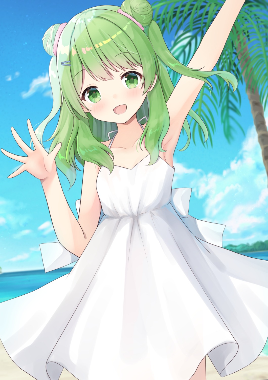 dress, futaba_kurumi, morinaka_kazaki, nijisanji, summer_dress