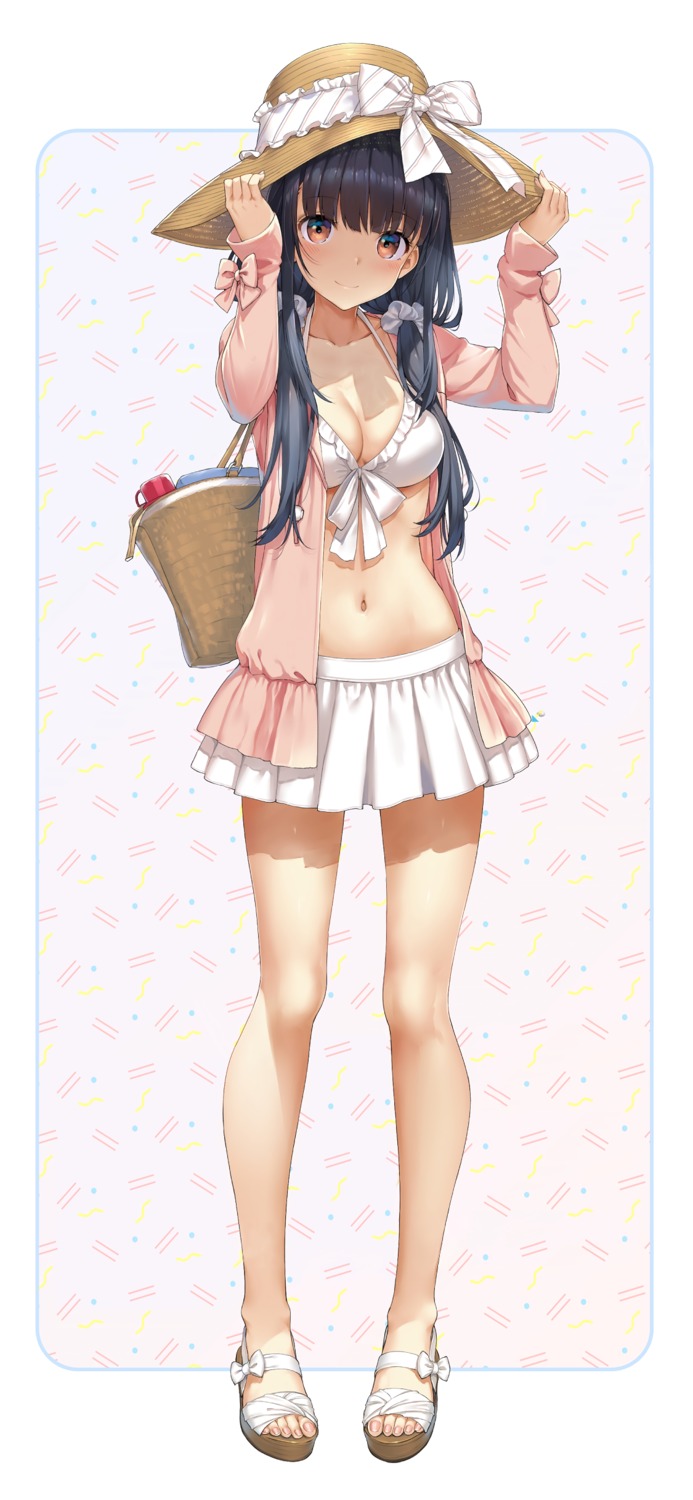 bikini, cleavage, detexted, irido_yume, mamahaha_no_tsurego_ga_moto_kano_datta, open_shirt, swimsuits, takayaki
