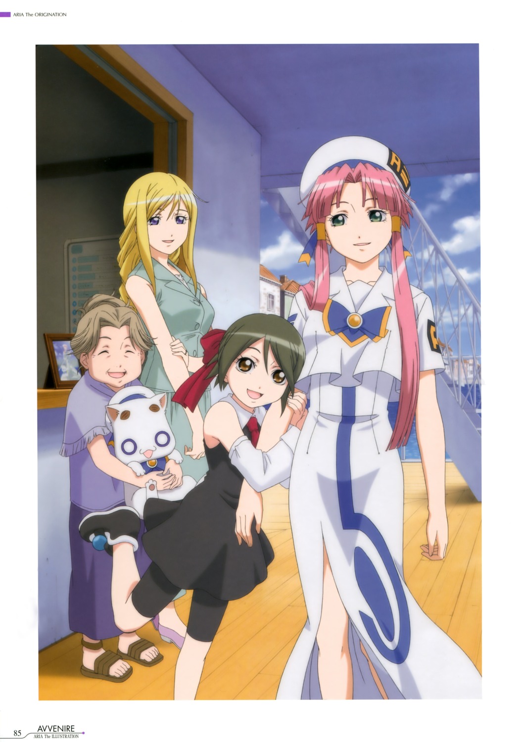 ai_(aria), alicia_florence, ametsuchi_akino, aria, mizunashi_akari, president_aria