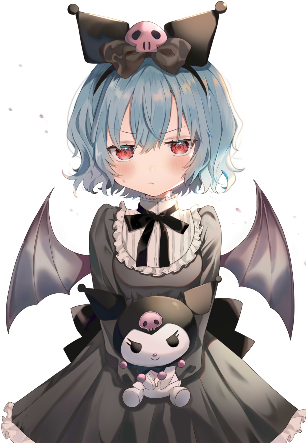 dress, kuromi_(sanrio), onegai_my_melody, remilia_scarlet, satoupote, touhou, wings