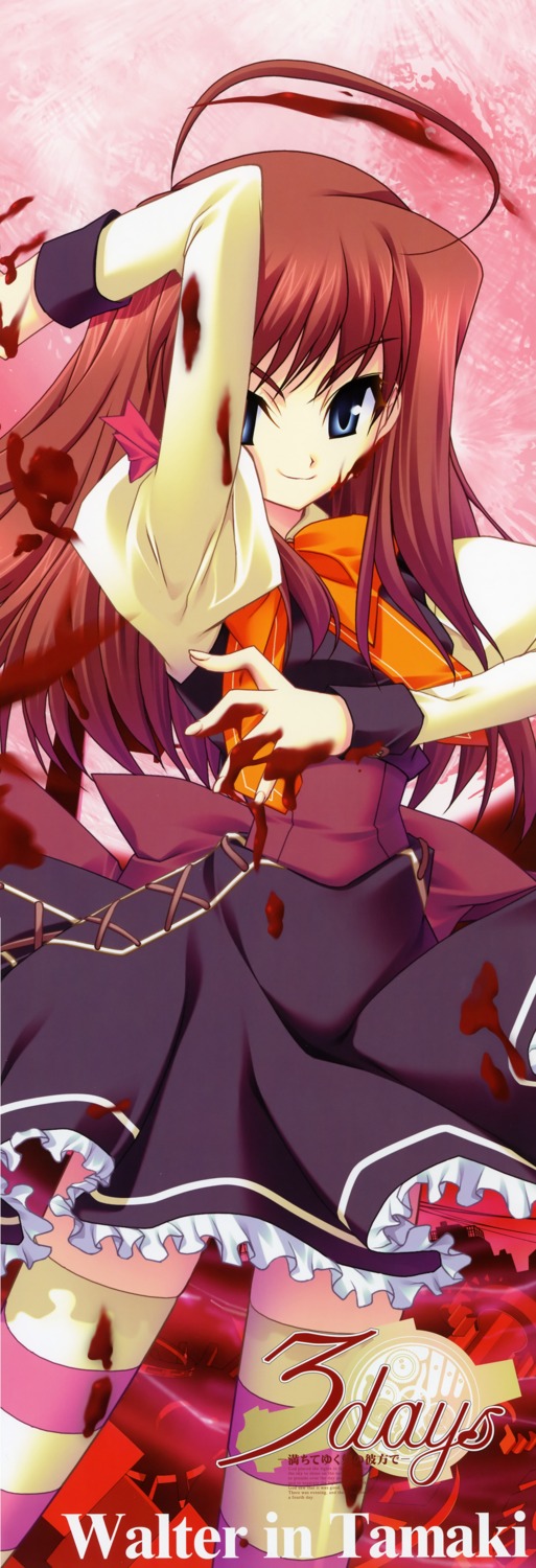 3days, blood, cropme, fujimi_tamaki, lass, seifuku, stick_poster, tagme