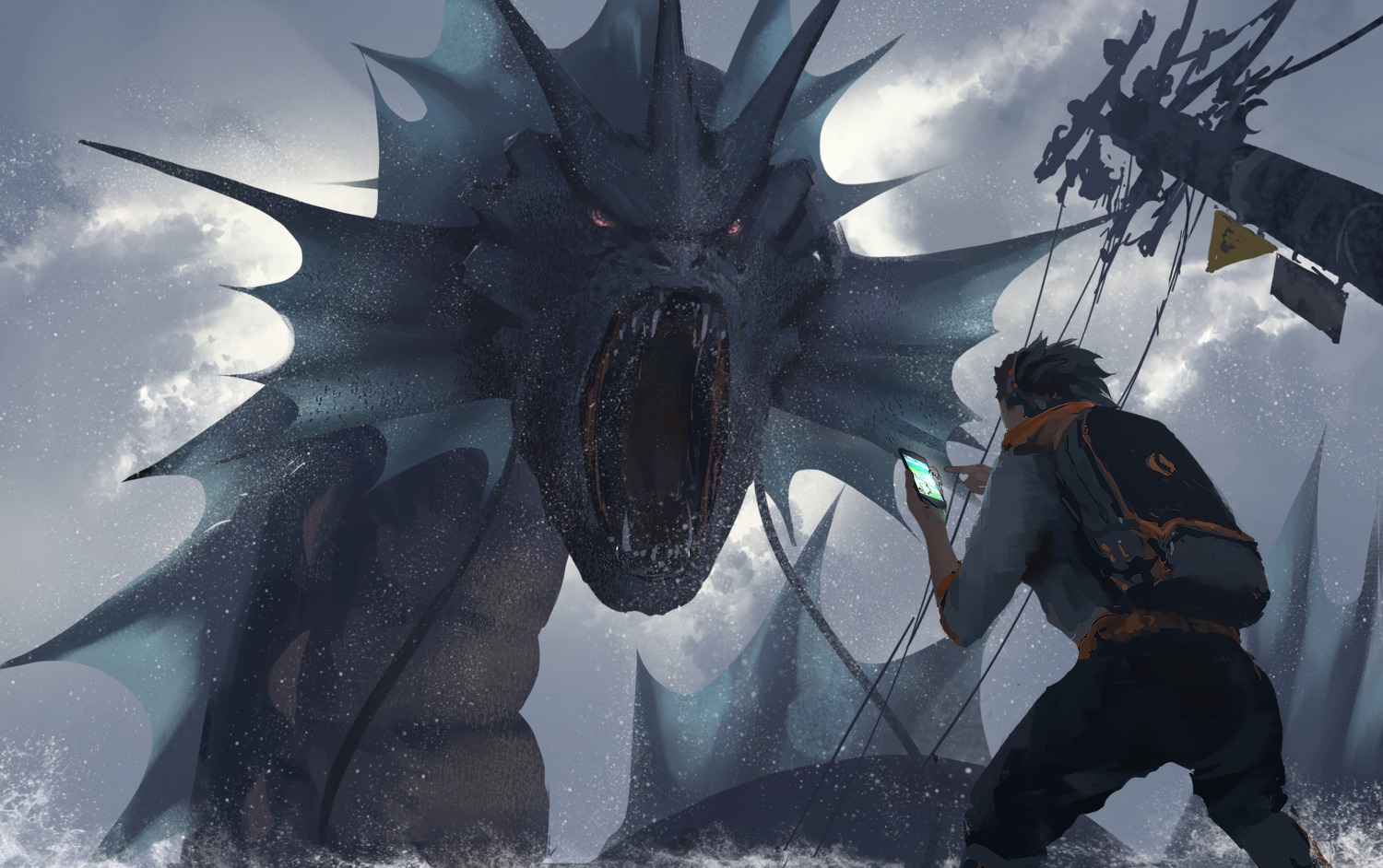 gyarados, pokemon, pokemon_go, wlop