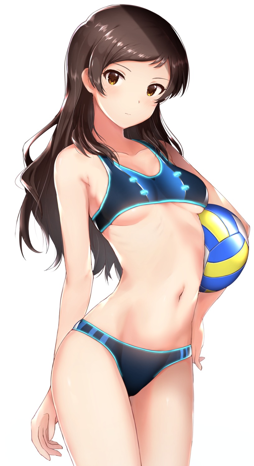 bikini, cuewel, kitazawa_shiho, swimsuits, the_idolm@ster, the_idolm@ster_million_live!, underboob