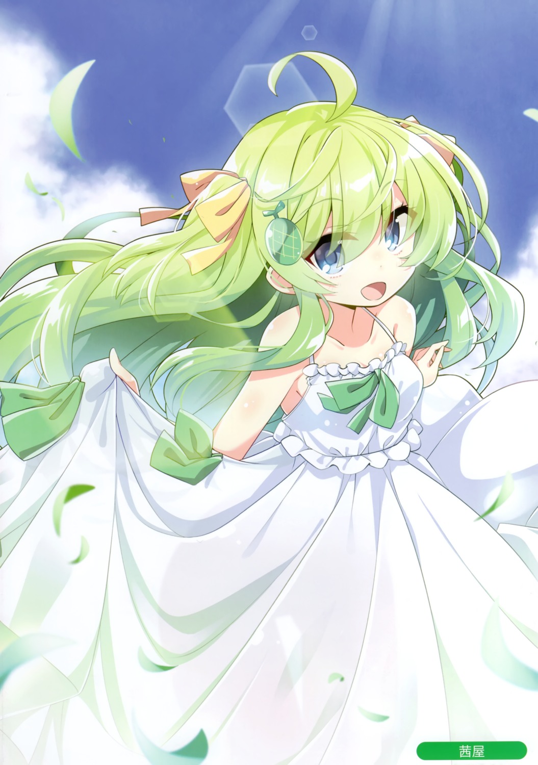 akaneya, dress, melonbooks, see_through, skirt_lift, summer_dress