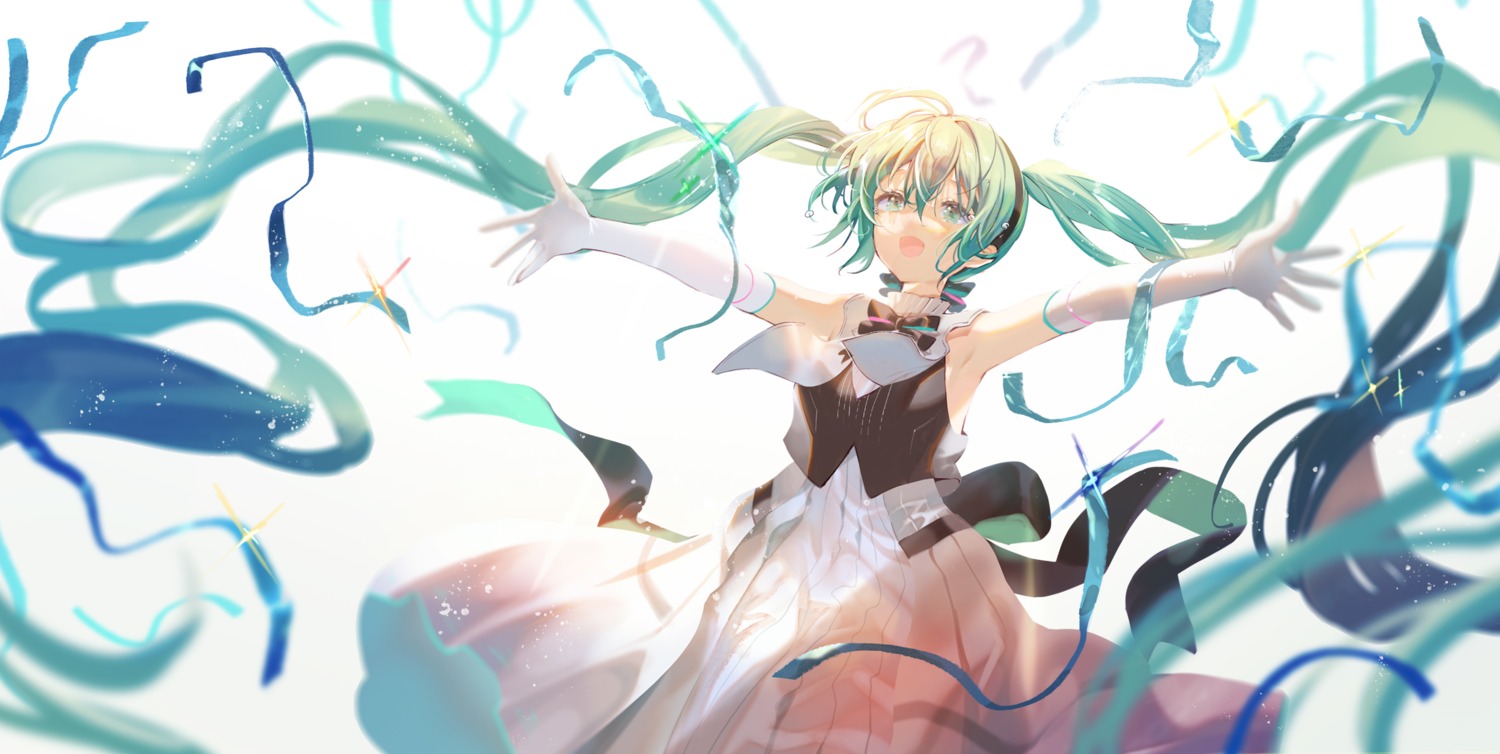 dress, hamurekatsu, hatsune_miku, hatsune_miku_symphony, vocaloid