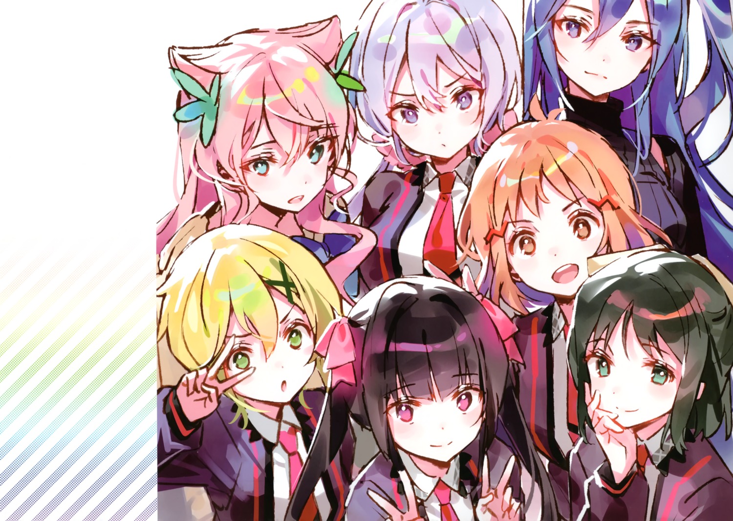 akatsuki_kirika, dsmile, kazanari_tsubasa, kohinata_miku, maria_cadenzavuna_eve, senki_zesshou_symphogear, tachibana_hibiki, tsukuyomi_shirabe