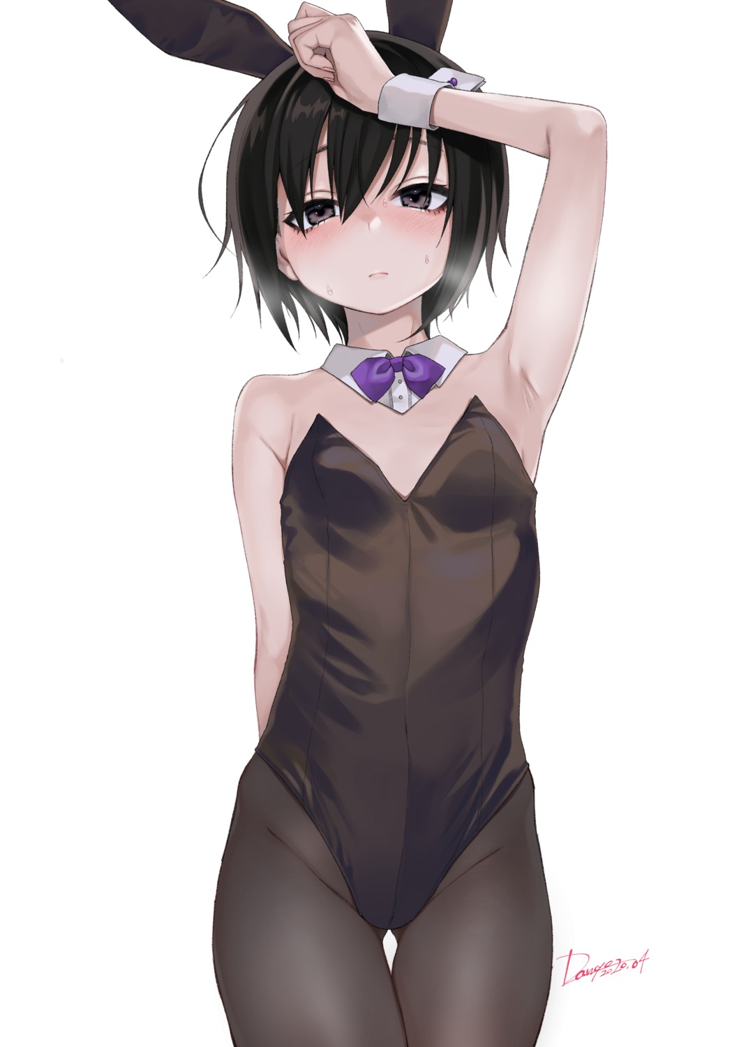 animal_ears, bunny_ears, bunny_girl, dancho_(dancyo), pantyhose