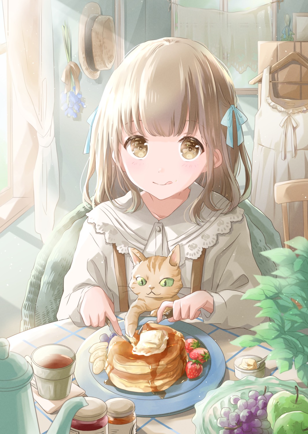 hoshiibara_mato, neko