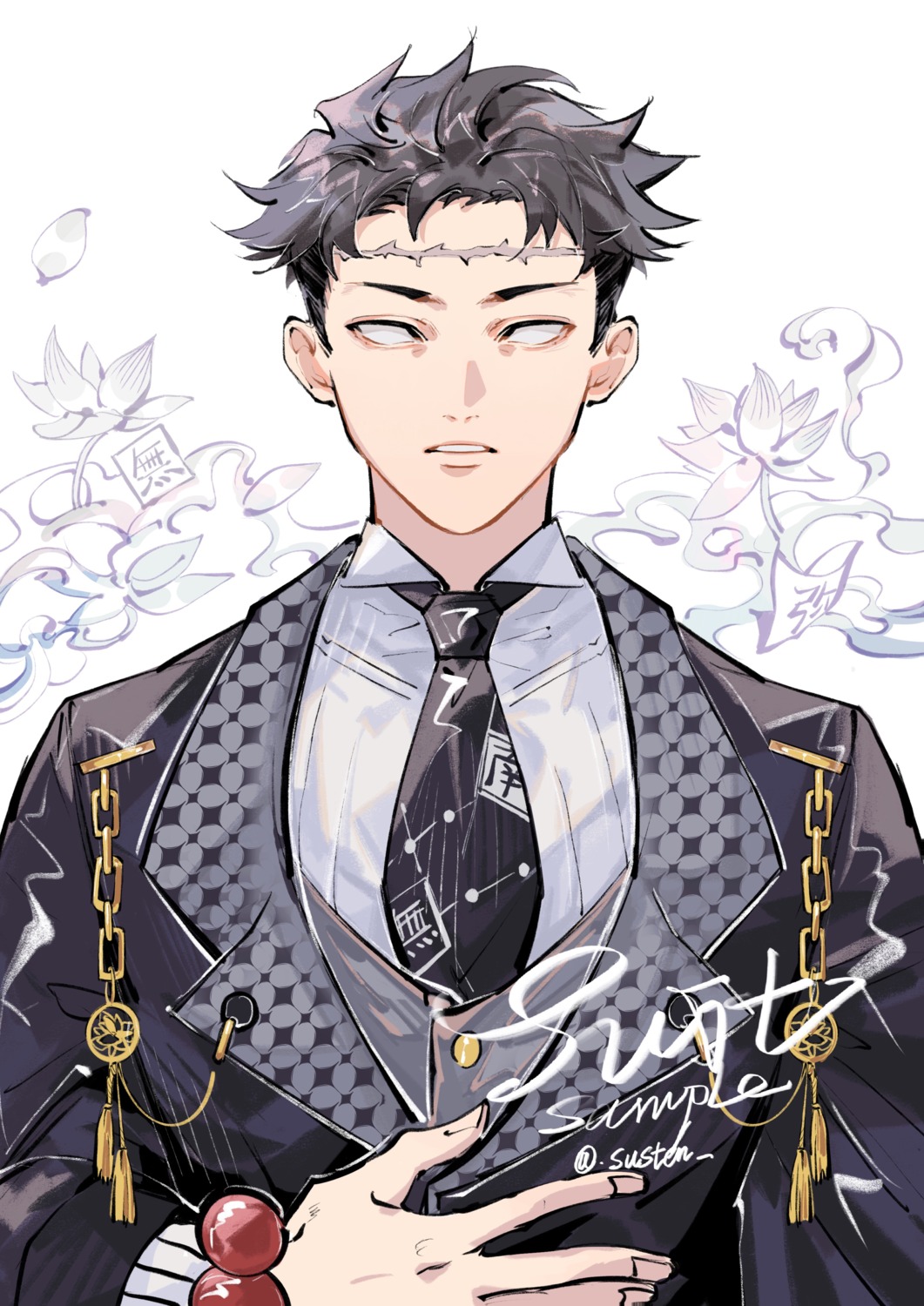 himejima_gyoumei, kimetsu_no_yaiba, male, susten+