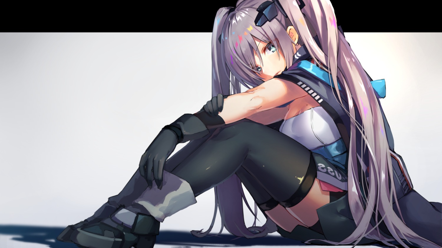 azur_lane, cleavage, intrepid_(azur_lane), shimozuki_shio, thighhighs, wallpaper