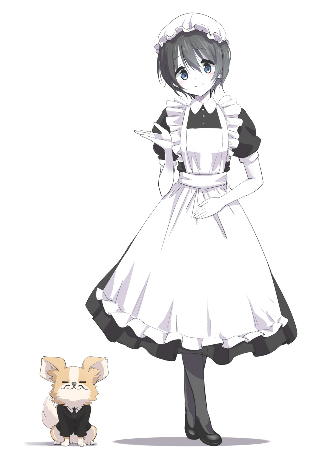 maid, n2midori, saitou_ena, yurucamp