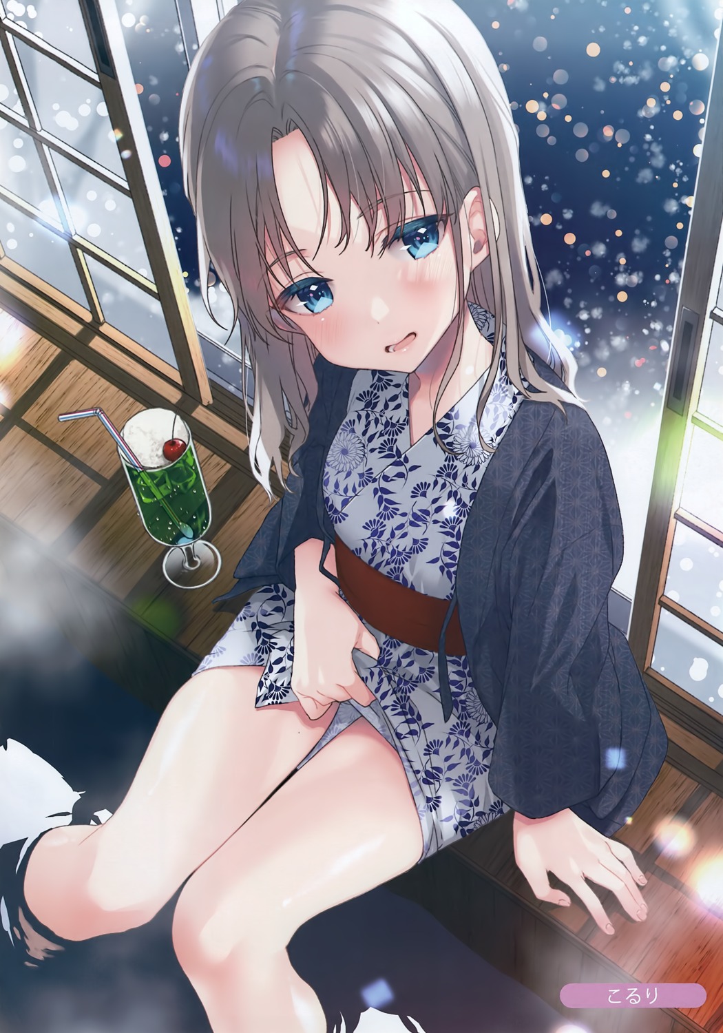 koruri, melonbooks, wet, yukata