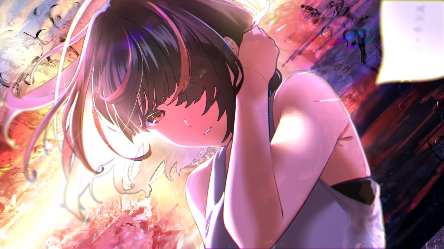 kagami_mira_(kagami_mira_project), kagami_mira_project, kujuu_shikuro, wallpaper