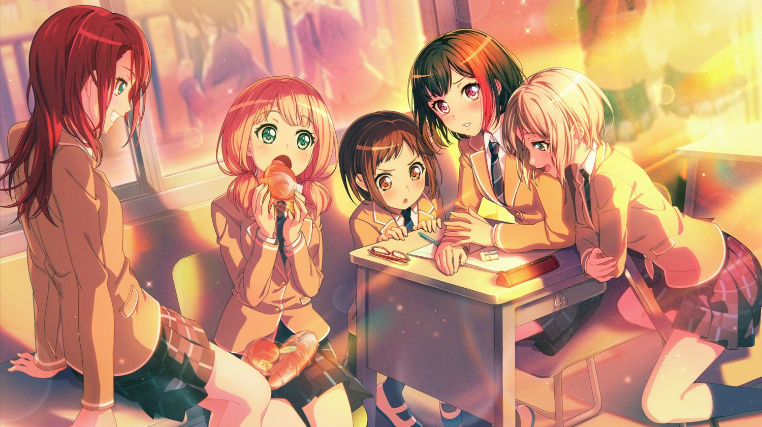 aoba_moca, bang_dream!, hazawa_tsugumi, mitake_ran, seifuku, tagme, udagawa_tomoe, uehara_himari