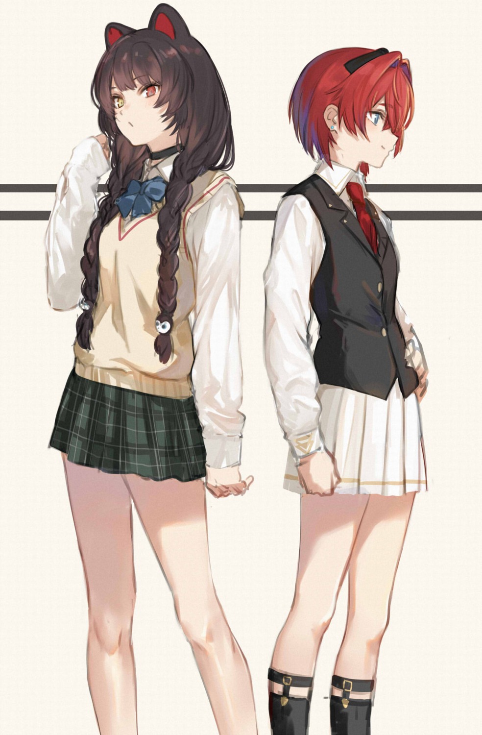 ange_katrina, animal_ears, crossover, ffmania7, heterochromia, inui_toko, inumimi, nijisanji