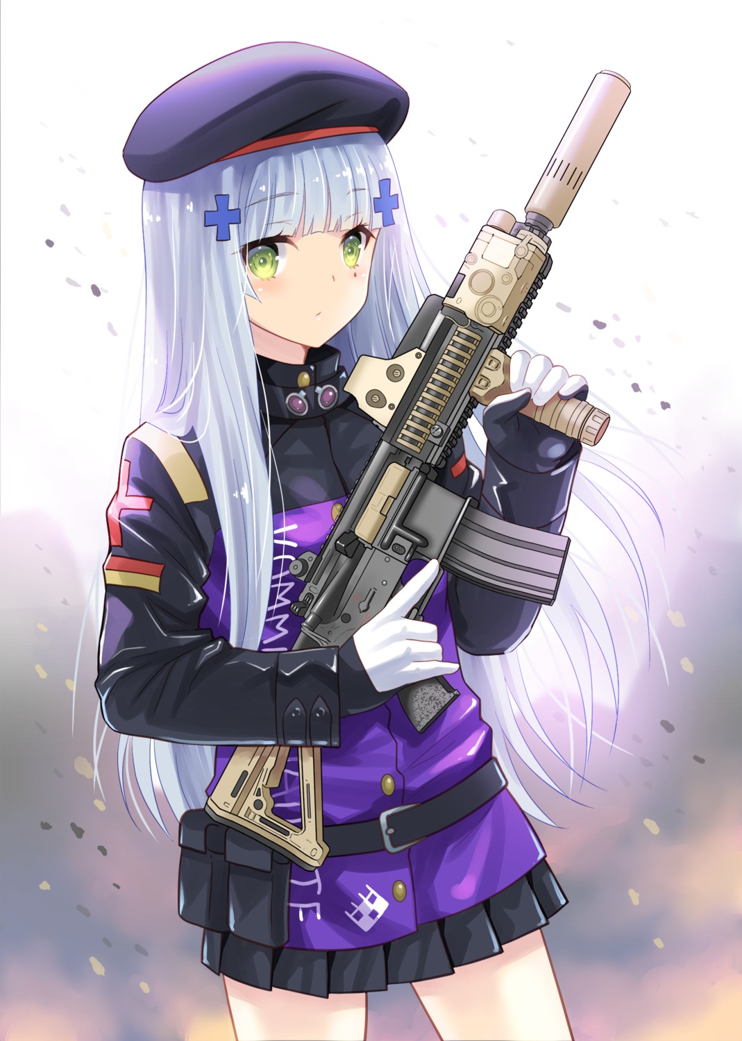 girls_frontline, gun, hk416_(girls_frontline), uonu_mayuu
