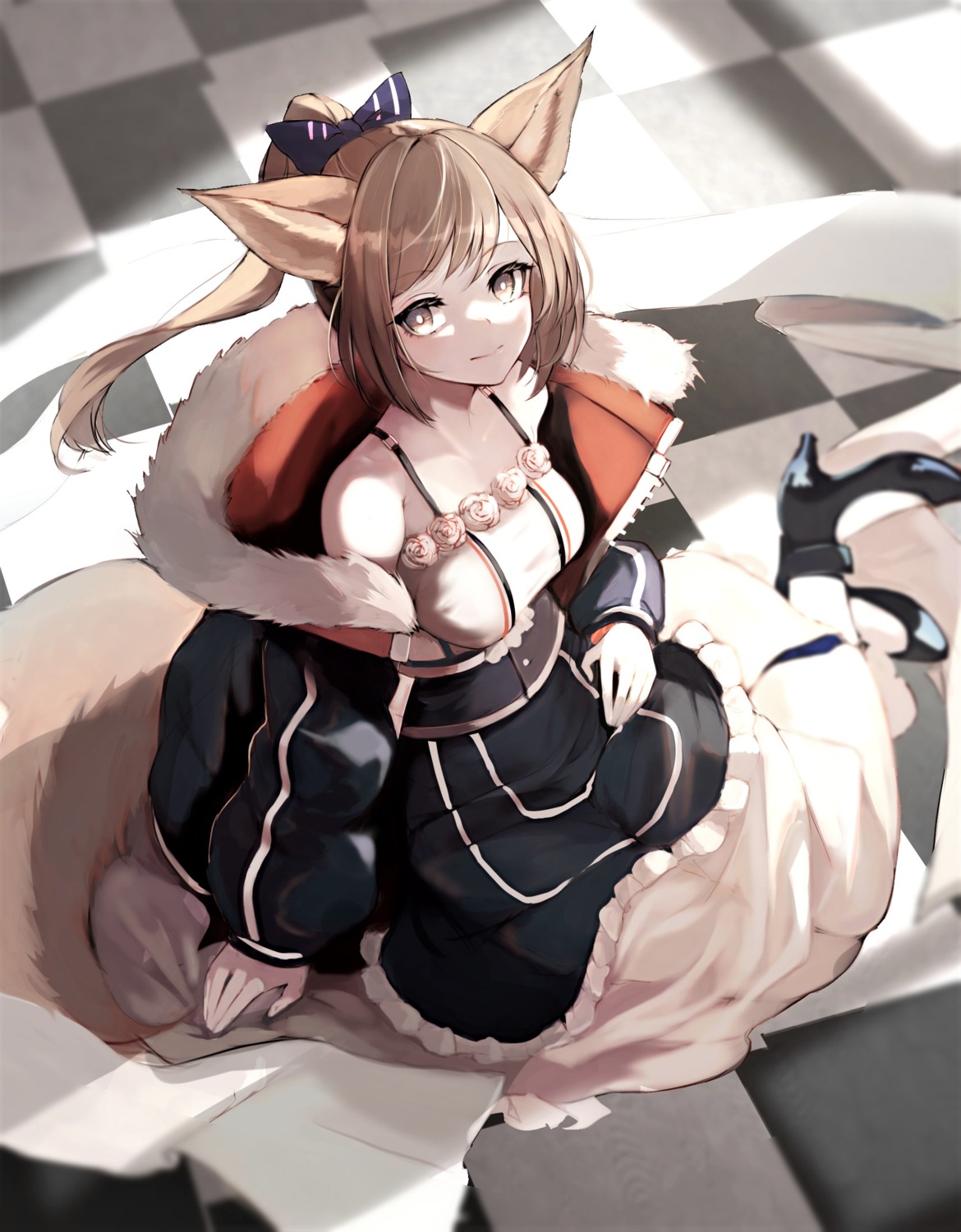 animal_ears, arknights, heels, lumo_1121, perfumer_(arknights), tail