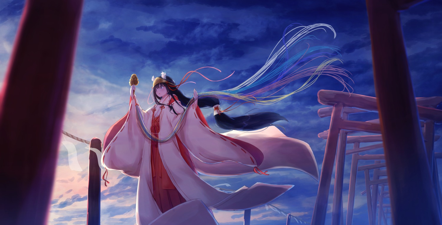fukunaga_nagisa, miko